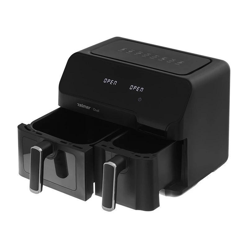 Freidora de aire Zelmer ZAF9000 5,5 l + 3,5 l 2700 W negra