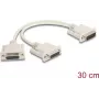 Cable serie DeLOCK 65833 beige 0,3 m DB-15 2 x DB-15