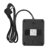 Regleta MACLEAN MCE387 B — 2 tomas de corriente, 3×USB A, 110–240 V, cable de 1,5 m, máx. 2500 W