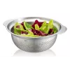 GEFU colador de cocina PREMIO G-28132, 27 cm malla de acero inoxidable, colador de mano