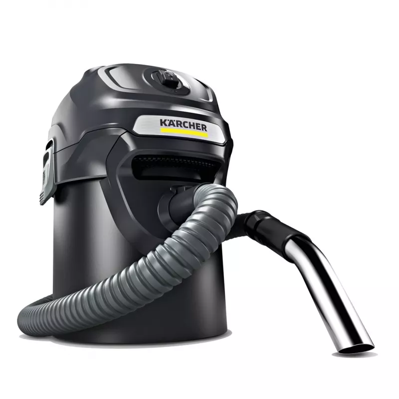Aspirador Kärcher AD 2 600 AW — aspirador de ceniza seca, 14 l, 600 AW, manguera Ø 3,5 cm, manguera de 1 m, negro