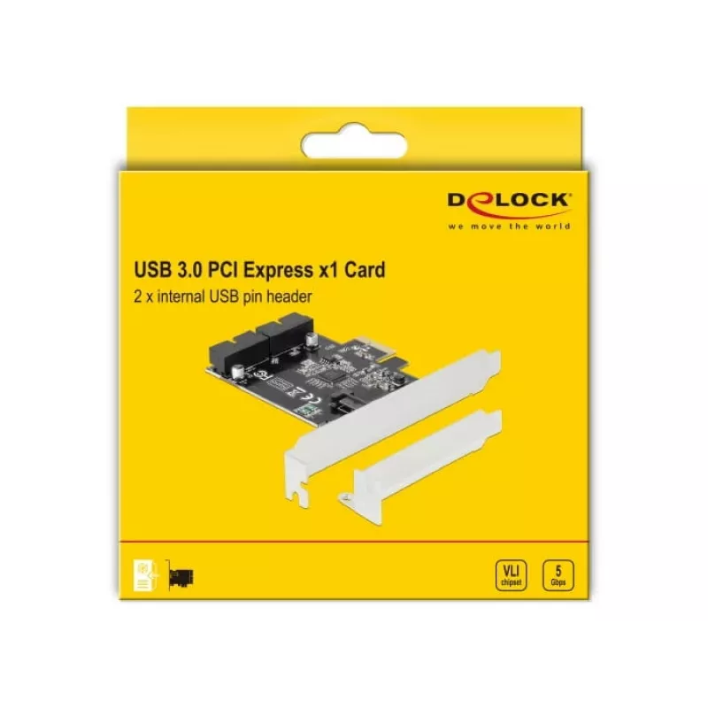 Adaptador USB 3.2 Gen 1 interno DeLOCK 90387