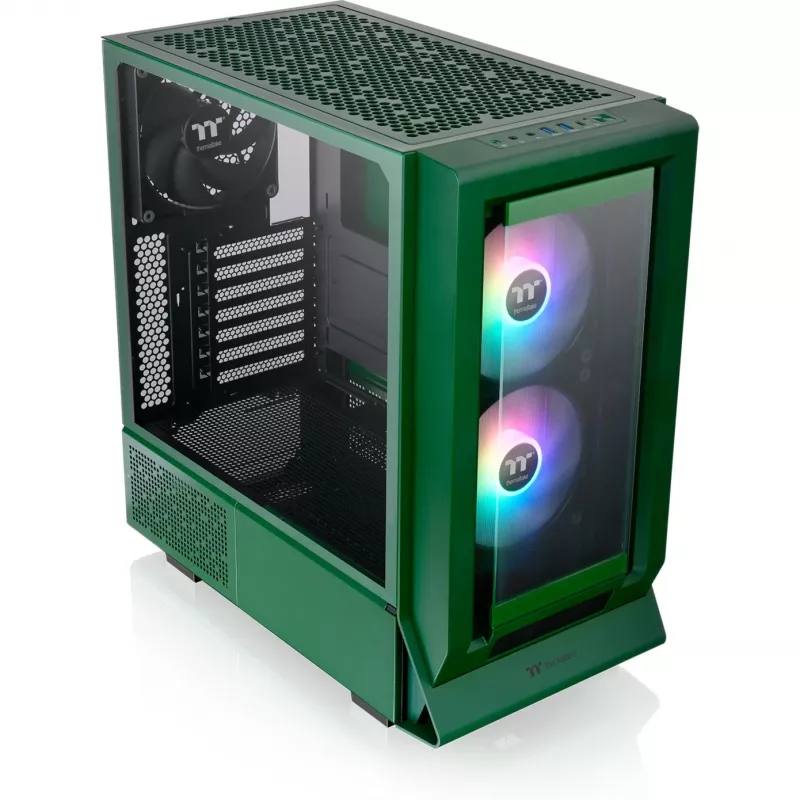 Ceres 350 MX, caja de torre verde oscuro, cristal templado x 2