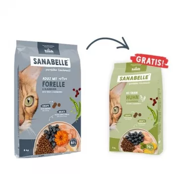 BOSCH Sanabelle Adult Forelle & Blaubeeren - pienso seco para gatos - 2 kg