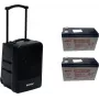 Sistema PA inalámbrico portátil Omnitronic MOM-10BT4 con Bluetooth, 2x batería recargable