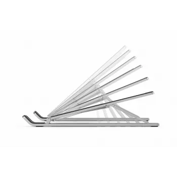 Soporte pasivo Durable 505123 para portátil plateado para uso en interiores