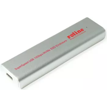 Carcasa para SSD ROLINE 16.01.4148 plata M.2 10 Gbit/s USB Type-C