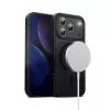 Funda para móvil Crong MagSafe para iPhone 17 Pro – Hybrid negra