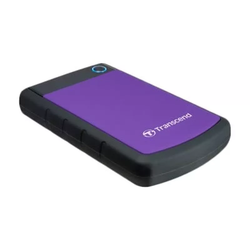Transcend StoreJet 25H3P - Disco duro - 4TB - externo (portátil) - 2.5 (6,4 cm) - USB3.0 - AES de 256 bits - morado (TS4TSJ25H3P)