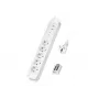 Regleta de enchufes LogiLink LPS402 1,5 m 5 tomas AC para interior blanco