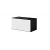 Conjunto de muebles de salón Cama ROCO 3 (2xRO3+2xRO4+2xRO1) negro/negro/blanco