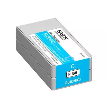 Epson GJIC5(C): cartucho de tinta para ColorWorks C831 (cian) (cantidad mínima de pedido=10)