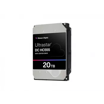WD Ultrastar DC HC555 - Disco duro - Centro de datos - Cifrado - 20 TB - Interno - 8,9 cm (3,5 pulgadas)