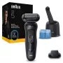 Afeitadora eléctrica BRAUN SHAVER 52‑N7200cc negra — Afeitadora de láminas, recargable, afeitado en húmedo y en seco