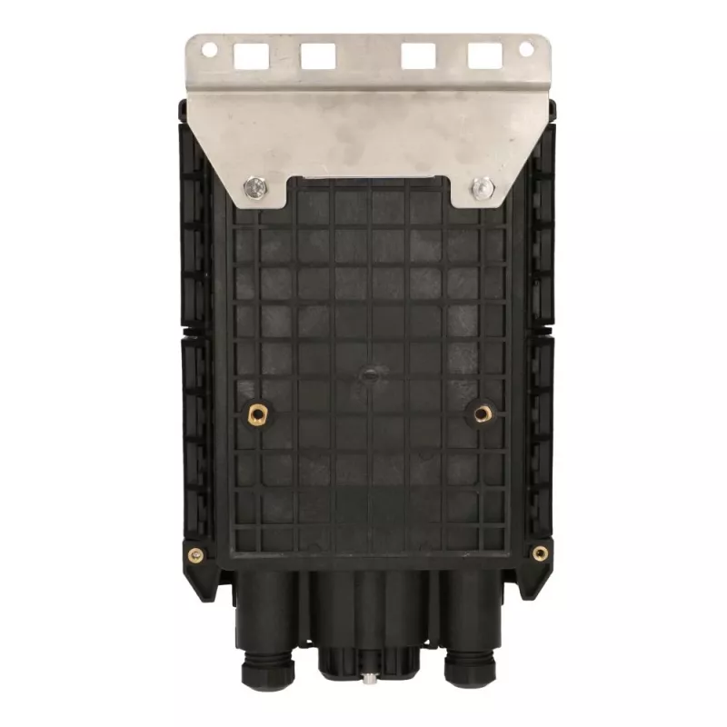 Caja de terminación de fibra óptica Extralink POLA 16 fibras, carcasa ABS, negra