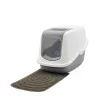 SAVIC Nestor Blanco-Gris - Arenero con tapa - 56x39x38,5 cm - 1 unidad