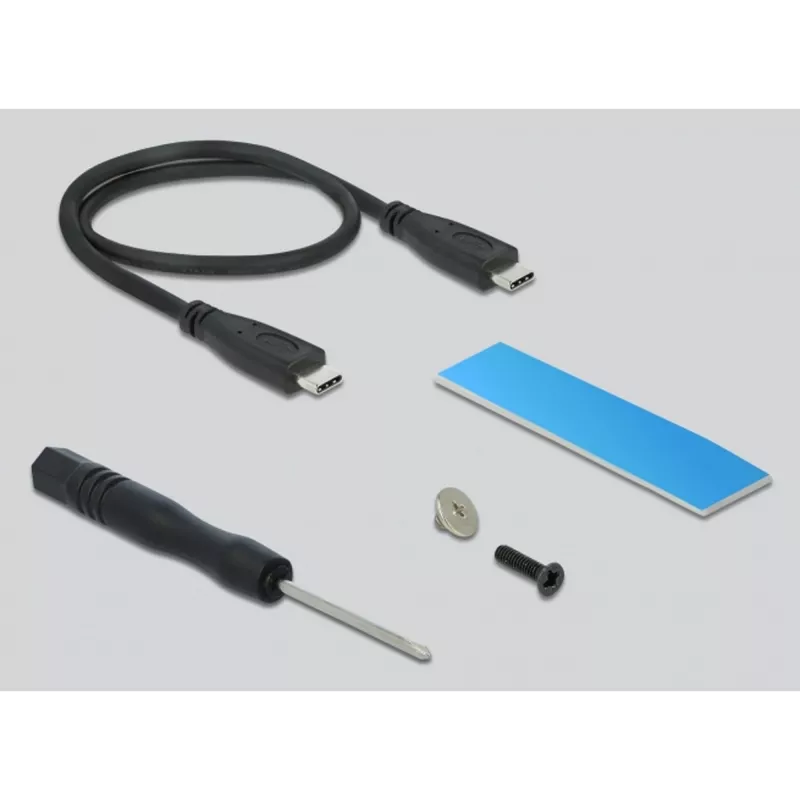 Carcasa externa DeLOCK M.2 NVMe PCIe SSD USB 3.2 Gen 2x2