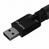 Adaptador USB Wi-Fi LANBERG NC-0300-WIE, USB 2.0, dos antenas externas de 5 dBi, Wi-Fi 300 Mbit/s, Ethernet/Wi-Fi, negro