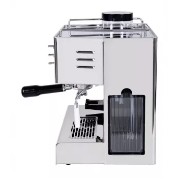Quick Mill Pegaso, cafetera espresso, café en grano, molinillo integrado, 1200 W, acero inoxidable