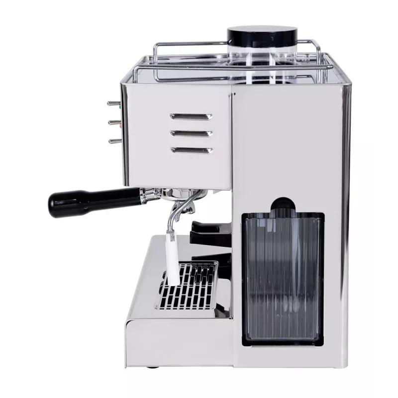 Quick Mill Pegaso, cafetera espresso, café en grano, molinillo integrado, 1200 W, acero inoxidable