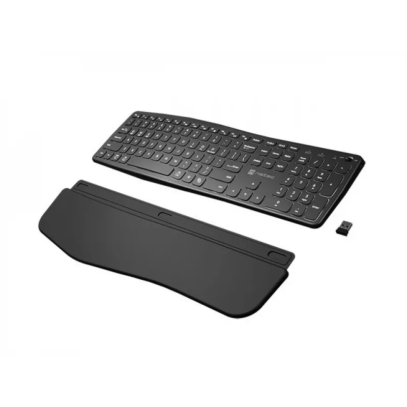 Teclado NATEC PORIFERA Home/Office Bluetooth QWERTY US International negro