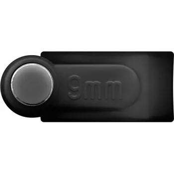 Goobay Clip para cable 9 mm, negro (64682)