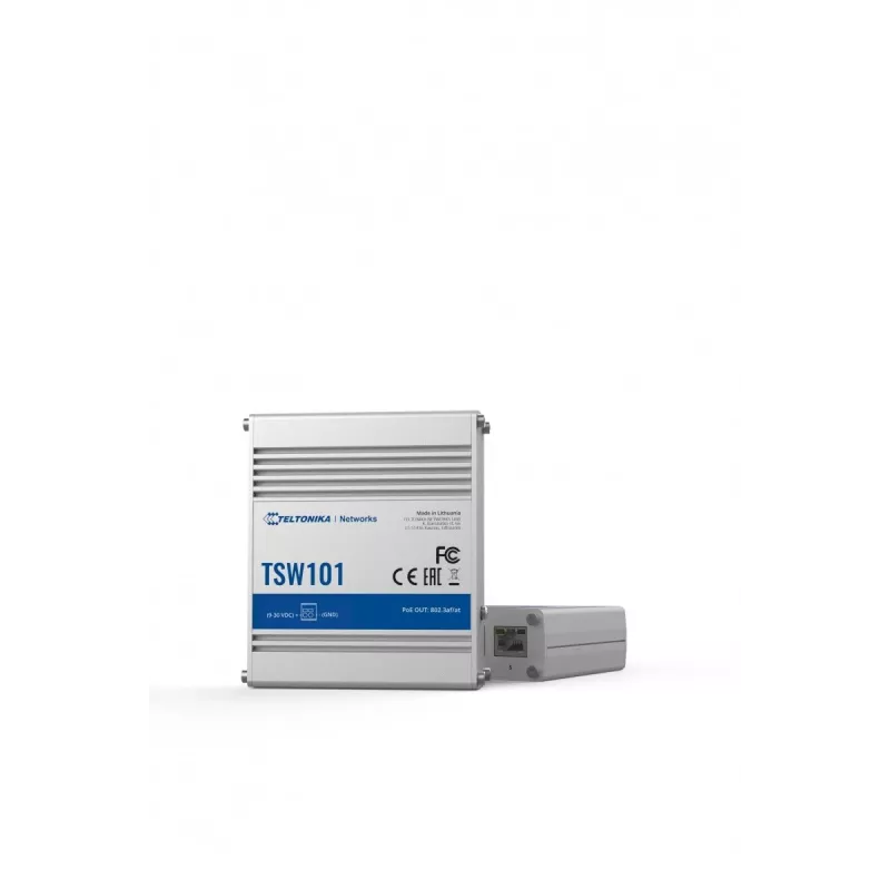Switch Teltonika TSW101 5xGbE Ethernet 4xPoE+