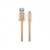Cable USB 2.0 GEMBIRD CCB-mUSB2B-AMBM-6 — USB A a Micro-USB B, 1,8 m, dorado