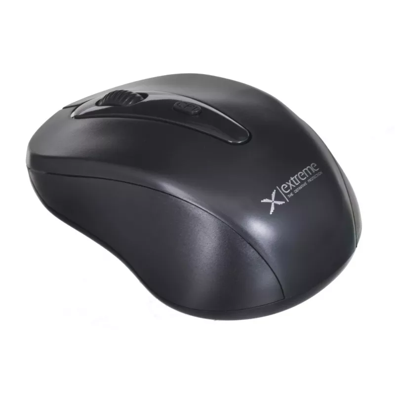 Extreme XM104K ratón USB Type-A óptico 1000 DPI para diestros