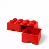 Cajón LEGO Brick Drawer 8 de Room Copenhagen rojo (40061730)