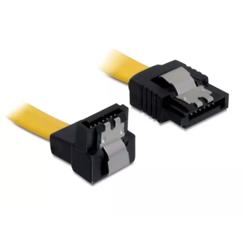 Cable SATA DeLOCK 0,5 m conector macho/conector macho amarillo