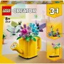 LEGO Creator Flor en regadera 31149 — modelo de flor construible, 420 piezas, 120×150×130 mm