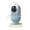 Vedo azul intercomunicador electrónico para bebés con receptor inalámbrico