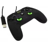 Esperanza EGG110K Vanquisher mando USB con cable para PC/PS3, con vibración, 12 botones, 2 sticks analógicos, negro/verde