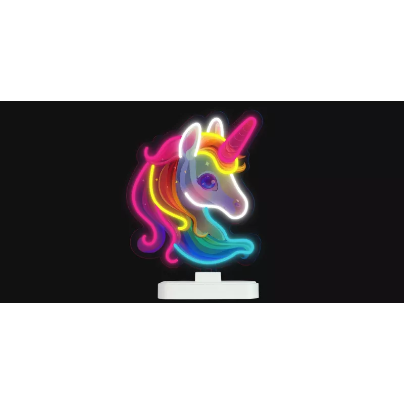 Lámpara de mesa LED MANTA MASNL128MT — luz de noche decorativa de unicornio