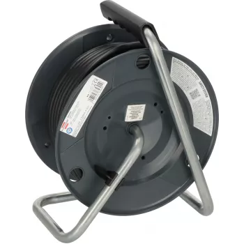 Enrollacables Brennenstuhl 1098490024 3 tomas AC 40 m negro azul rojo