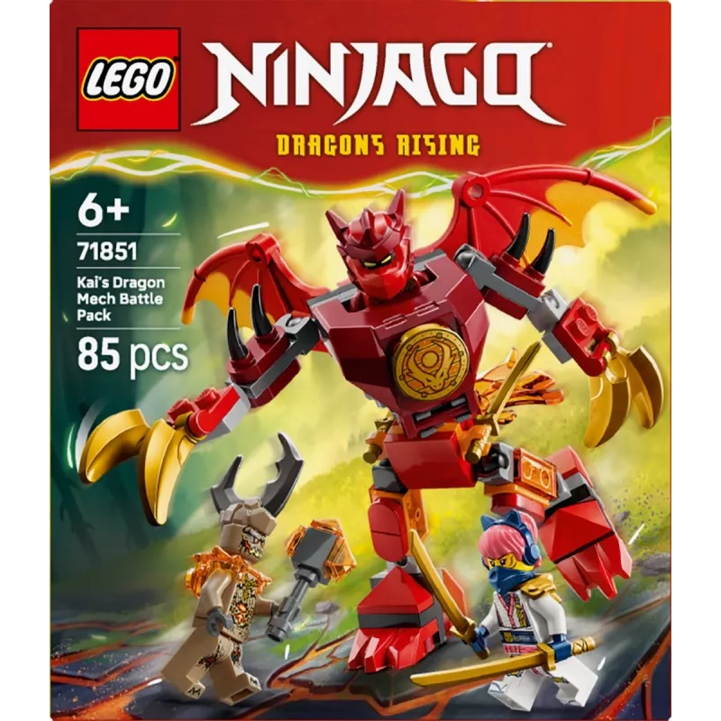 LEGO NINJAGO 71851 Battle Pack: Mech dragón de Kai