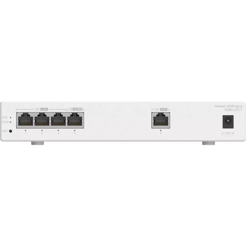 HUAWEI eKit S380-L4T1T router multiservicio, 1x GE WAN, 4x GE LAN
