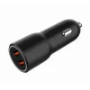 Cargador de coche para dispositivos móviles Gembird TA-UC-A2QC36-CAR-01, 36 W, 12–24 V, mechero, negro