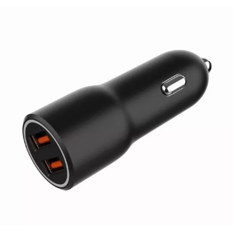 Cargador de coche para dispositivos móviles Gembird TA-UC-A2QC36-CAR-01, 36 W, 12–24 V, mechero, negro