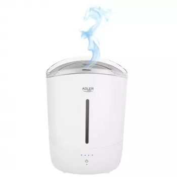 Adler Humidificador | AD 7971 | 30 W | Capacidad del depósito de agua 5 L | Ultrasónico | Potencia de humidificación 100-250 ml/h | Blanco