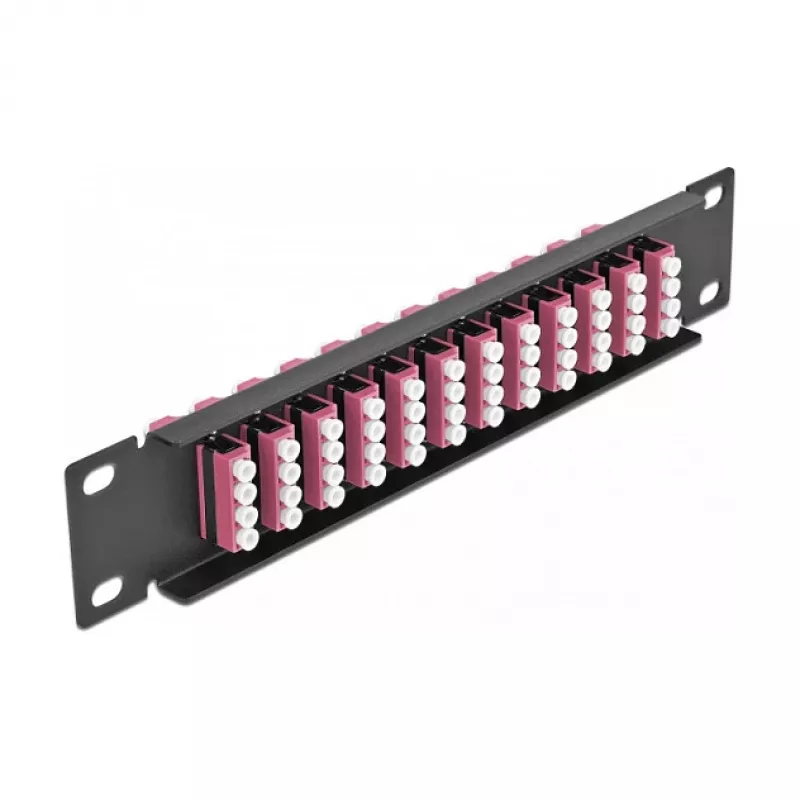Panel de parcheo de fibra óptica DeLOCK 10
