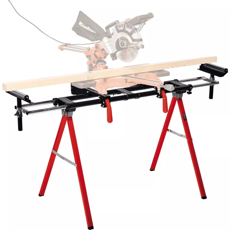 Soporte para sierra de inglete Einhell MSS 1608 4 patas negro rojo capacidad máxima de carga 80 kg