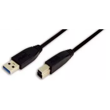 Logilink - Cable USB - USB Type-A macho de 9 contactos - USB Type-B macho de 9 contactos - 3 m (USB 3.0) (CU0025)