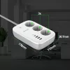 Regleta Tellur TLL331521 regleta inteligente WiFi con 3 tomas, PD 30W, QC 18W