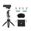 Sennheiser MKE 400 Mobile Kit - micrófono de condensador supercardioide con filtro paso bajo y trípode Manfrotto