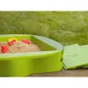 Arenero Simba-Dickie BIG 800056733, plástico, 1380×1380 mm, bancos integrados, verde