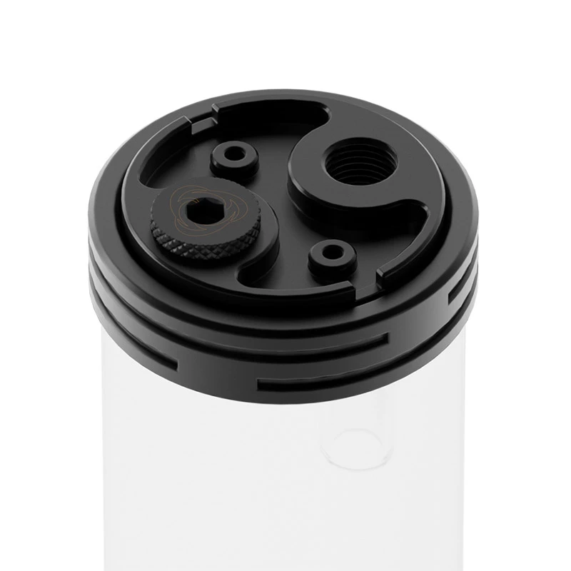 Depósito (200 mm) Singularity Protium 2.0 — acetal, negro (SC-P2-200R-ALBK)