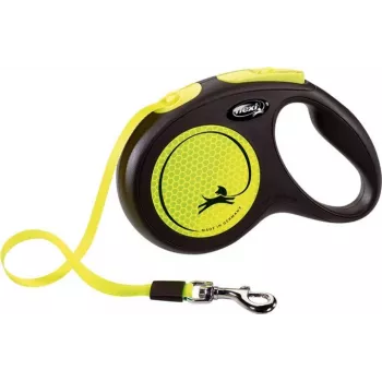 FLEXI new Neon M - correa retráctil - 5 m