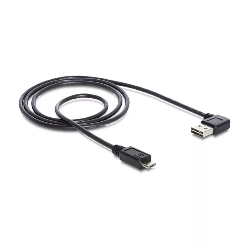 Cable USB DeLOCK 1 m USB 2.0 A - Micro-B m/m negro